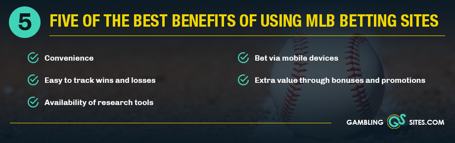 The main benefits of betting the MLB online